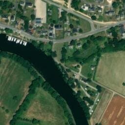 Vue satellite de Camping municipal La Digue à Peillac