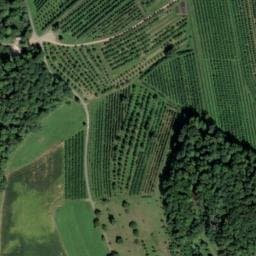 Vue satellite de Fritz-Graser-Hütte à Petit-Landau