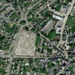Vue satellite de Plœmeur Centre Ville à Ploemeur