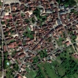 Vue satellite de Aire de camping-car halte nautique de Ravières à Ravières
