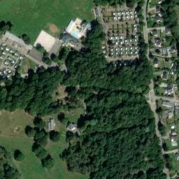 Vue satellite de Camping 4 étoiles Les Jardins du Morbihan à Saint-Nolff