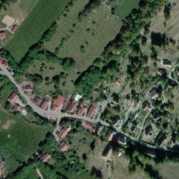 Vue satellite de Flowercamping du lac de la seigneurie à Leval