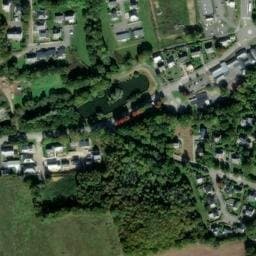 Vue satellite de Aire de camping-car de Pont Douar à Landévant