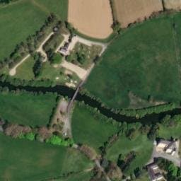 Vue satellite de Camping de la Rivière à Segré-en-Anjou Bleu