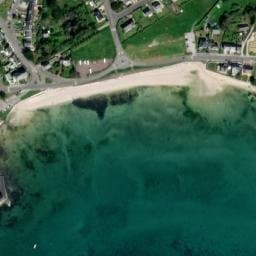 Vue satellite de Aire de la Côte Rouge à Riantec