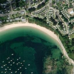 Vue satellite de Camping Belle-Plage à Ploemeur