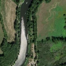 Vue satellite de Camping du Port à Langon