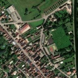 Vue satellite de Camping Les Ceriselles à Vincelottes
