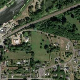 Vue satellite de Aire Camping-Car Camping de Beslé à Langon