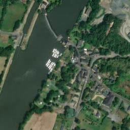Vue satellite de Camping à La Jaille-Yvon à La Jaille-Yvon