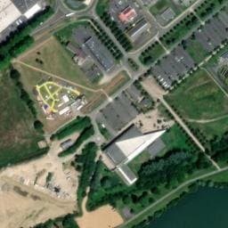 Vue satellite de Parking nuit — La Flèche à La Flèche