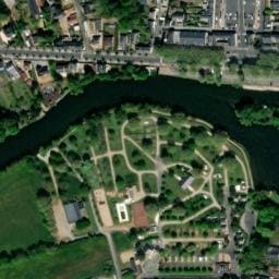 Vue satellite de Camping de la Route d'Or à Crosmières