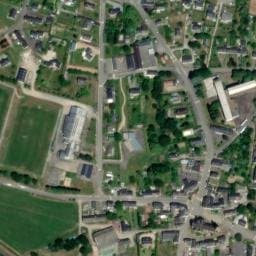 Vue satellite de Camping des 3 étangs à Saint-Jacut-les-Pins