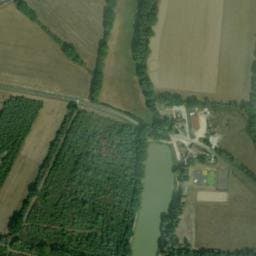 Vue satellite de Aire Naturelle de Camping Villemurlin à Villemurlin