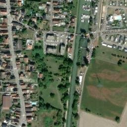 Vue satellite de Camping du Canal à Kembs