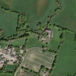 Vue satellite de Aire à la ferme auberge de La Touche à Bourg-l'Évêque