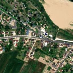 Vue satellite de Camping Touristique de Gien à Poilly-lez-Gien