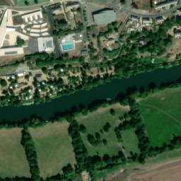 Vue satellite de Camping Les Portes de l'Anjou à Durtal