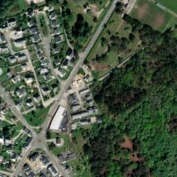 Vue satellite de Aire de camping-car à Belz (2) à Belz