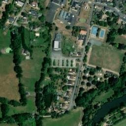 Vue satellite de Camping de Vaas à Saint-Germain-d'Arcé