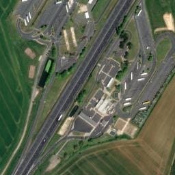 Vue satellite de Aire de camping-car à Villerbon à Villerbon