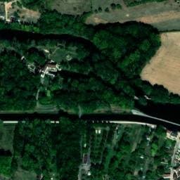 Vue satellite de Camping d'Accolay à Deux Rivières