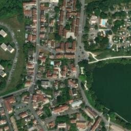 Vue satellite de CAMPING DE L ETANG DES FORGES à Offemont