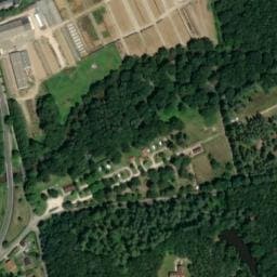Vue satellite de Camping du Cosson à La Ferté-Saint-Cyr