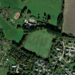 Vue satellite de Camping la Fontaine du Hallate en Morbihan à Larmor-Baden