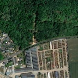 Vue satellite de Aire de service et de stationnement camping-cars de Baracé à Baracé
