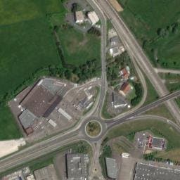 Vue satellite de Aire de stationnement Camping-Car à Vesoul