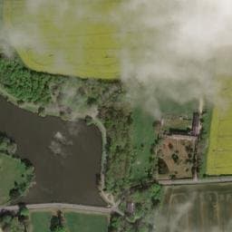 Vue satellite de Camping municipal de l'Argos à Challain-la-Potherie