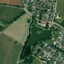 Vue satellite de Aire de camping-car à Lauzach à Lauzach