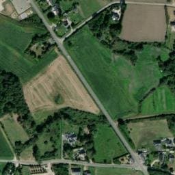 Vue satellite de Camping les Mégalithes à Erdeven