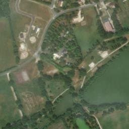 Vue satellite de Camping Municipal Plancherotte à Saint-Florent