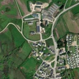 Vue satellite de Camping les Ormeaux à Erdeven
