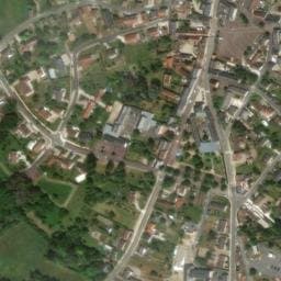 Vue satellite de Aire de camping-car à Saint-Florent à Saint-Florent