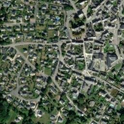 Vue satellite de Camping du Pont Neuf à Crach