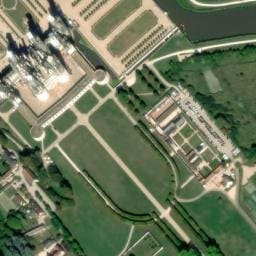 Vue satellite de Stationnement pour camping-cars - Chambord à Chambord