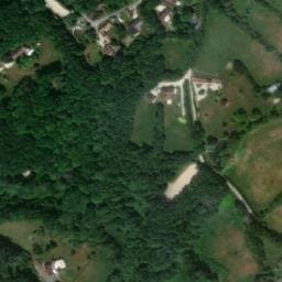Vue satellite de Charme Theatercamping à Coullons