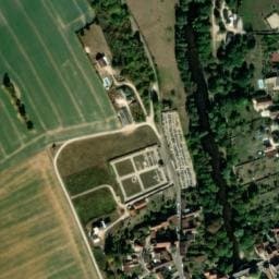 Vue satellite de Aire de camping-car à Arcy-sur-Cure à Arcy-sur-Cure