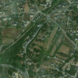 Vue satellite de Camping La Lande à Plouharnel