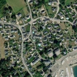 Vue satellite de Camping de Kervilor à La Trinité-sur-Mer