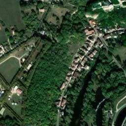 Vue satellite de Mailly-le-Château Aire de Camping Car à Fontenay-sous-Fouronnes