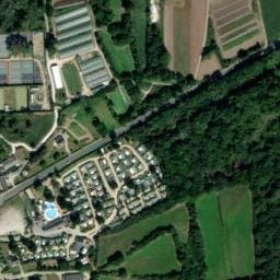 Vue satellite de Camping Les Palmiers à Saint-Philibert