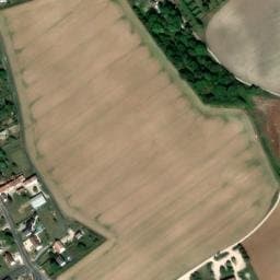 Vue satellite de Aire de camping-cars Domaine de la Grange à Maslives