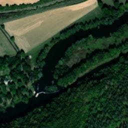 Vue satellite de Camping Municipal Le Pré du Roi à Mailly-la-Ville