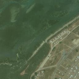Vue satellite de Les Sables Blancs à Plouharnel