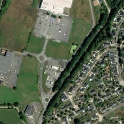 Vue satellite de Aire de camping-car à Nozay à Nozay