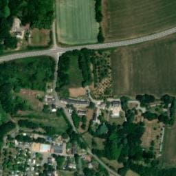 Vue satellite de Camping La Blanche Hermine à Muzillac